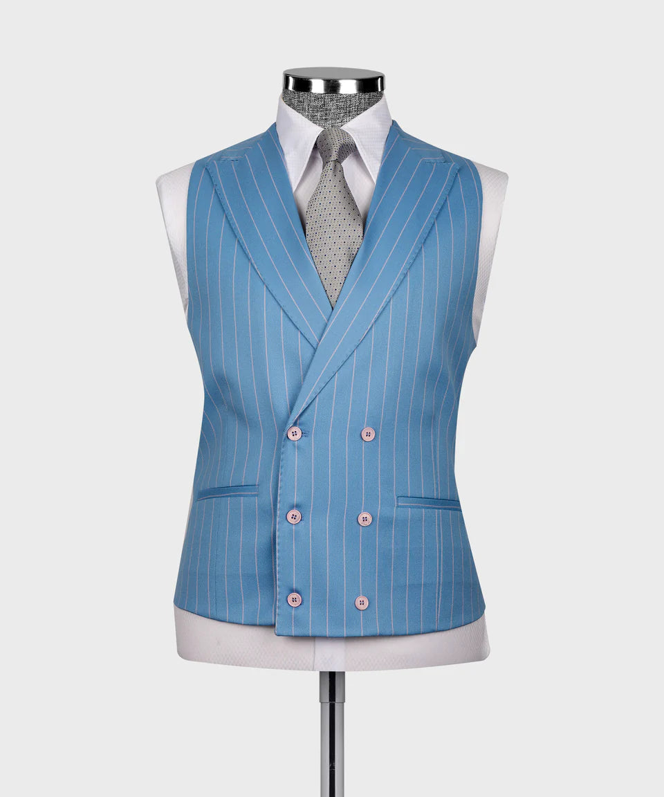 Striped Three Piece Suit