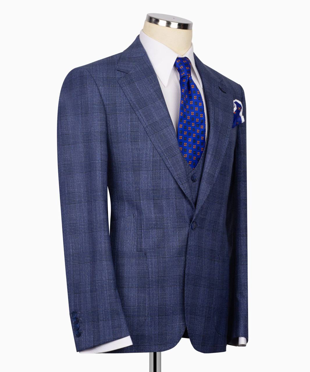 Plaid Three Piece Suit