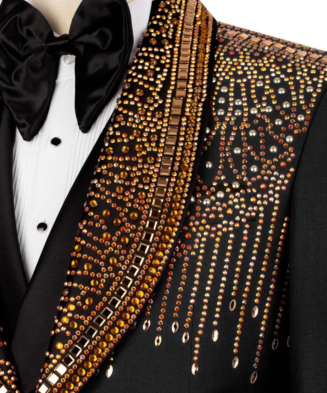 Custom Made Stone Embroidered Tuxedo