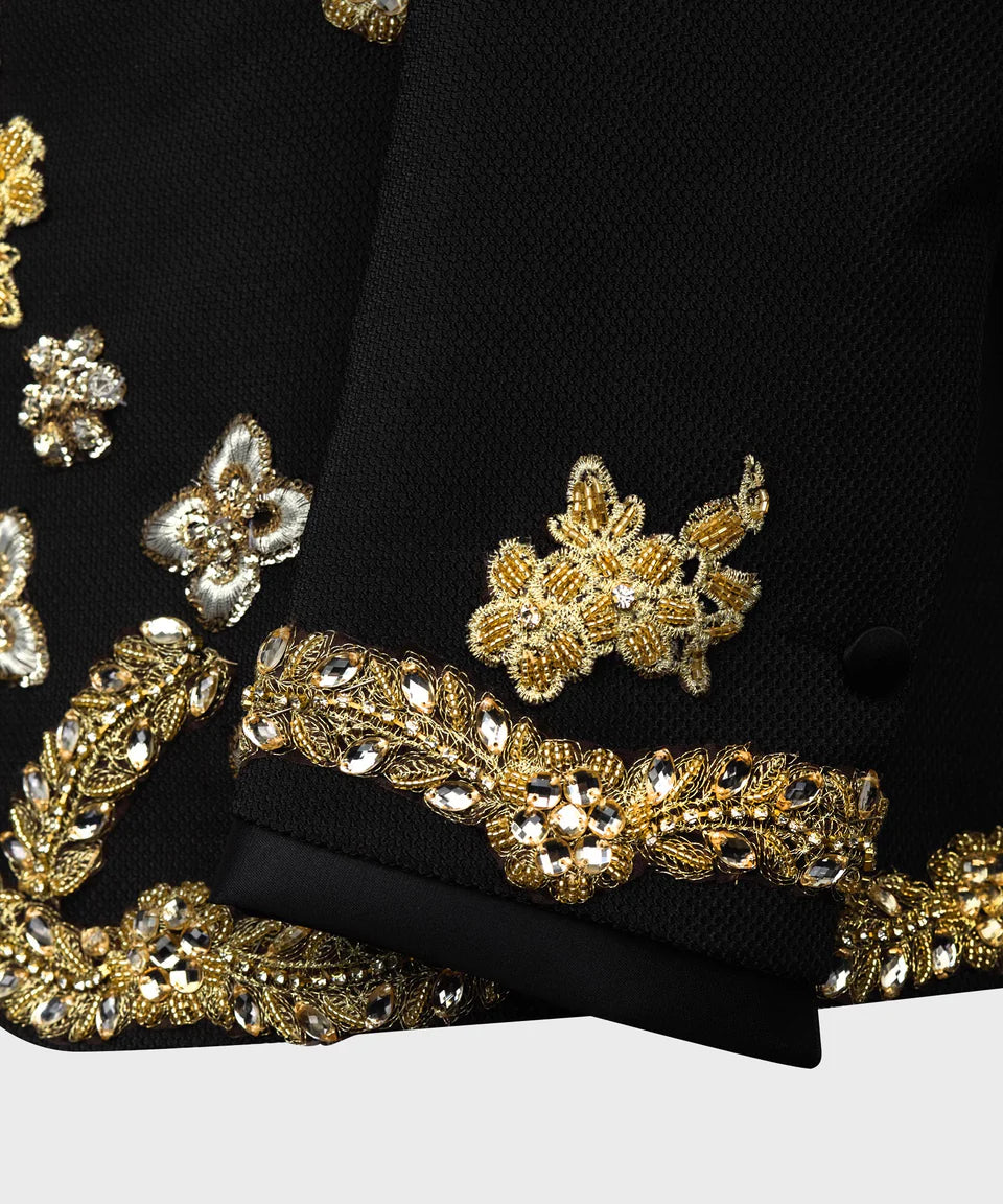 Custom Stone Embellished Tuxedo