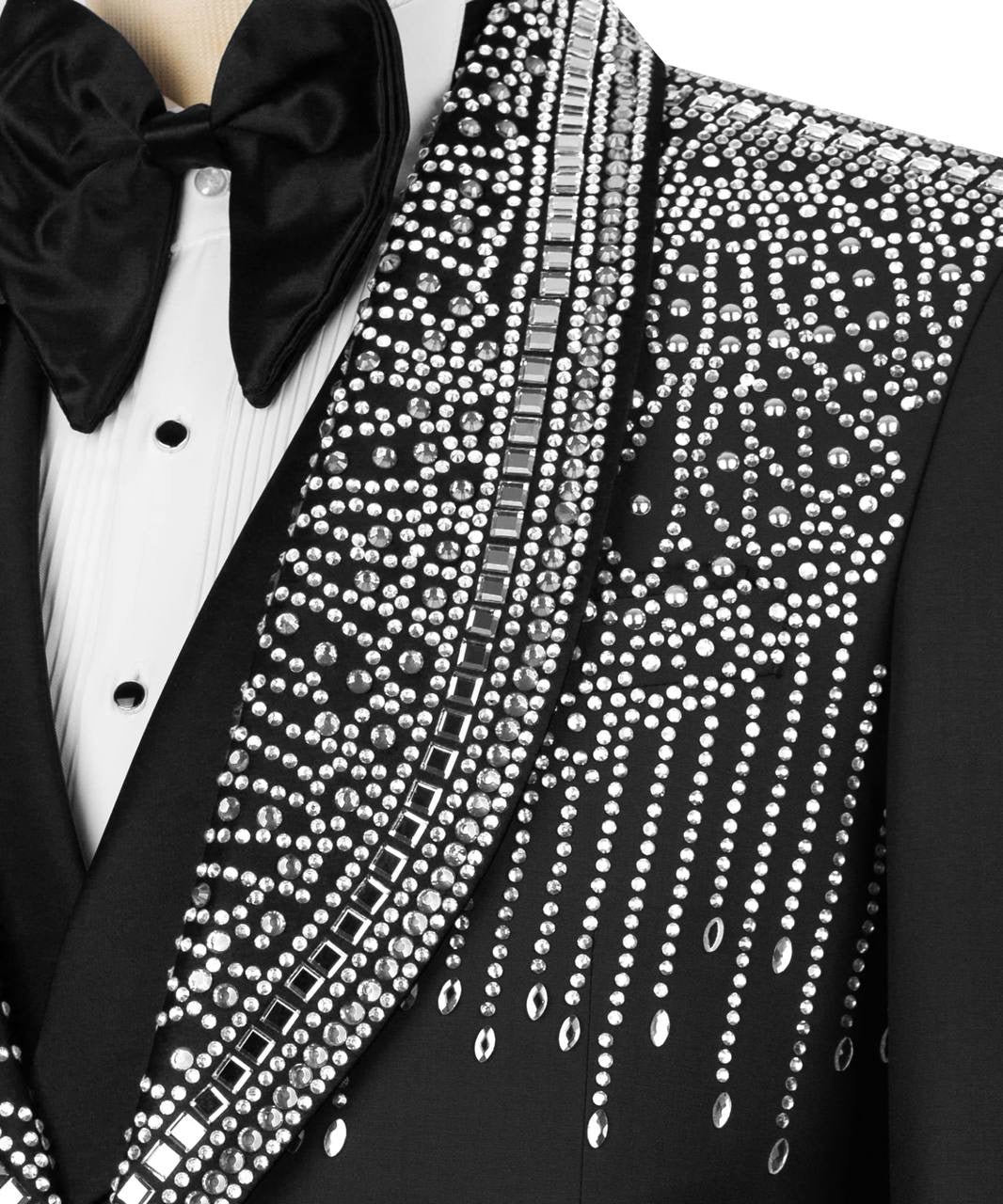 Custom Made Stone Embroidered Tuxedo