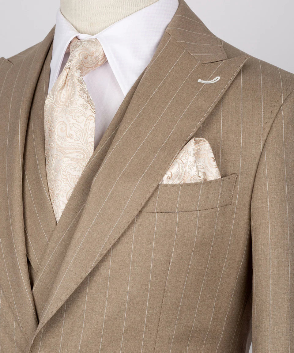 Striped Three Piece Suit