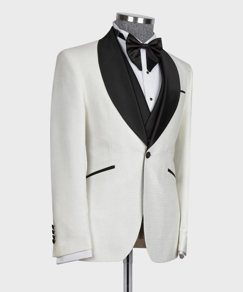 Three Piece Groom Tuxedo