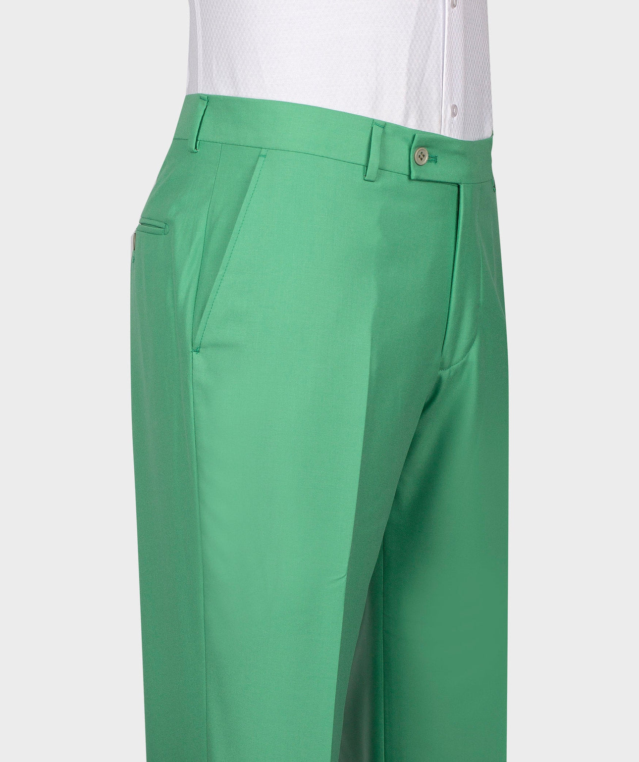 Double Button Green Tuxedo