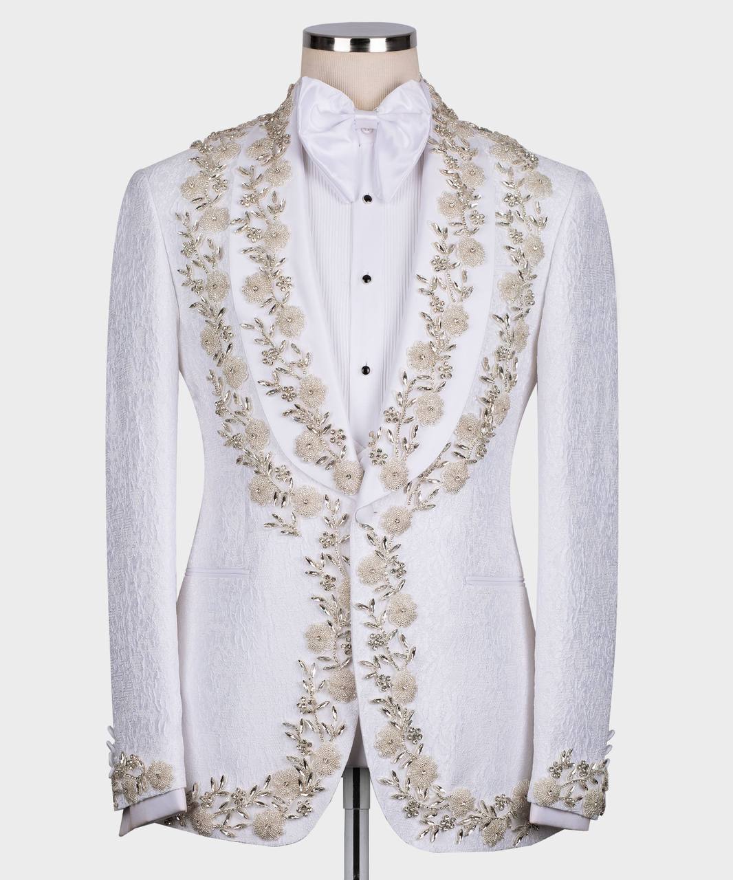 Exclusive Jewelry Embroidered Tuxedo