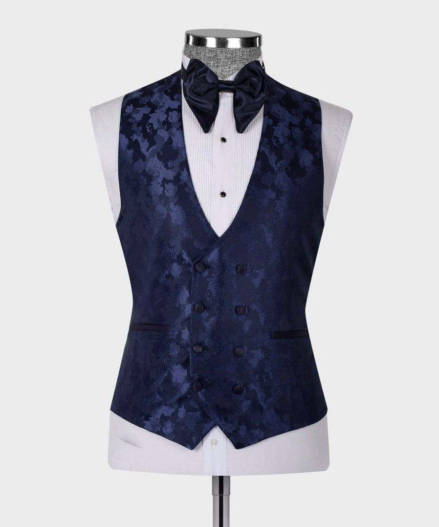 Patterned Tuxedo Set