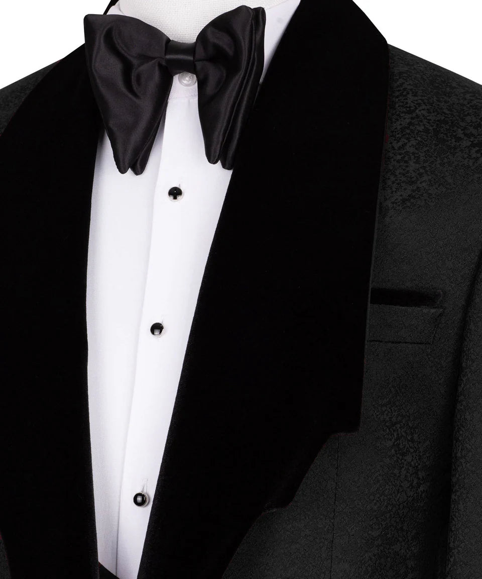 Velvet Lapel Black Tuxedo