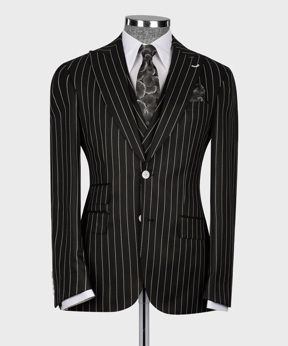 Striped Three Piece Suit