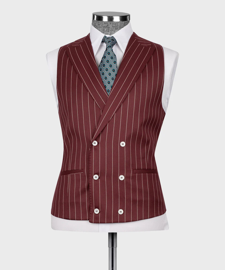 Striped Three Piece Suit