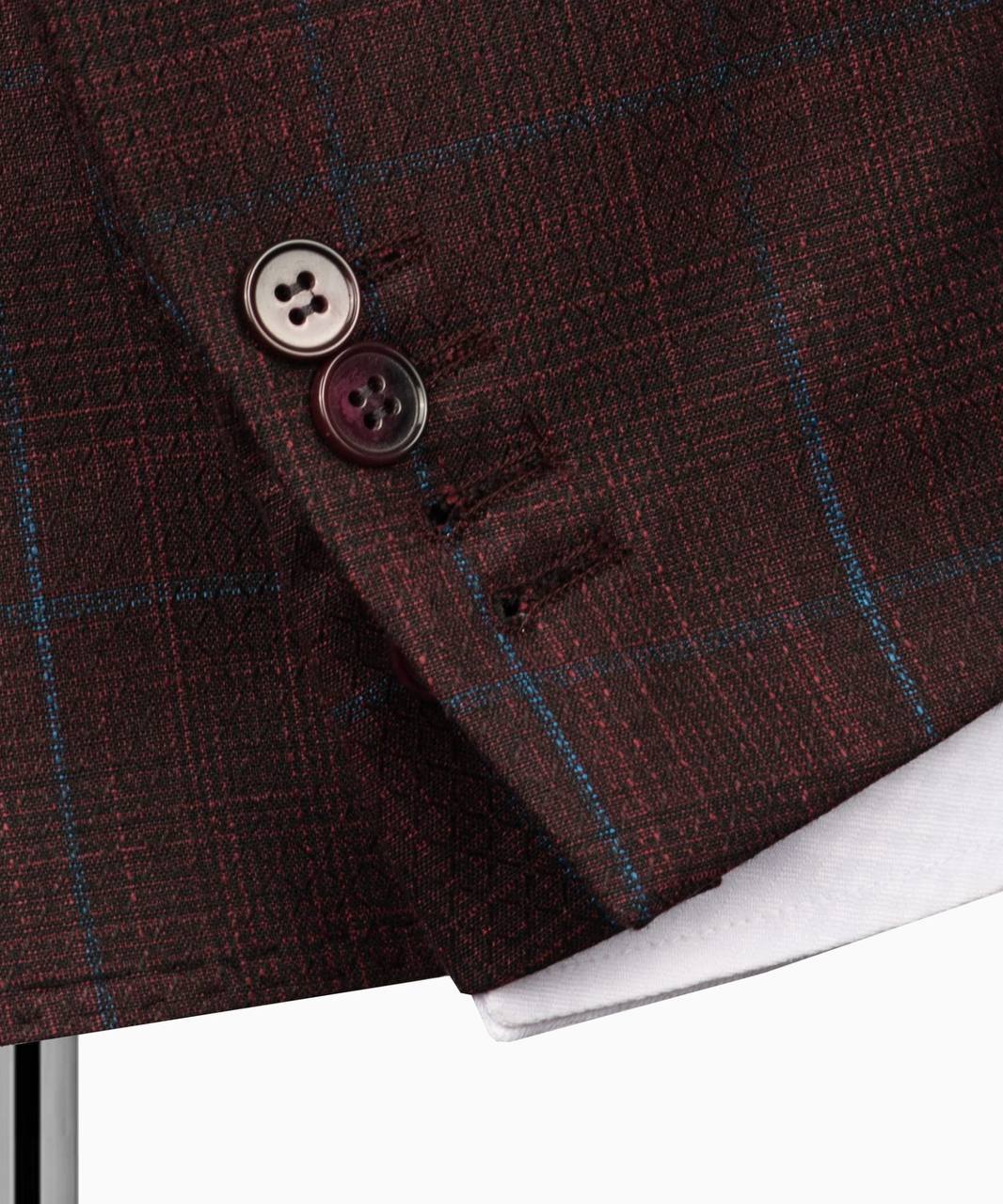 Plaid Three Piece Suit