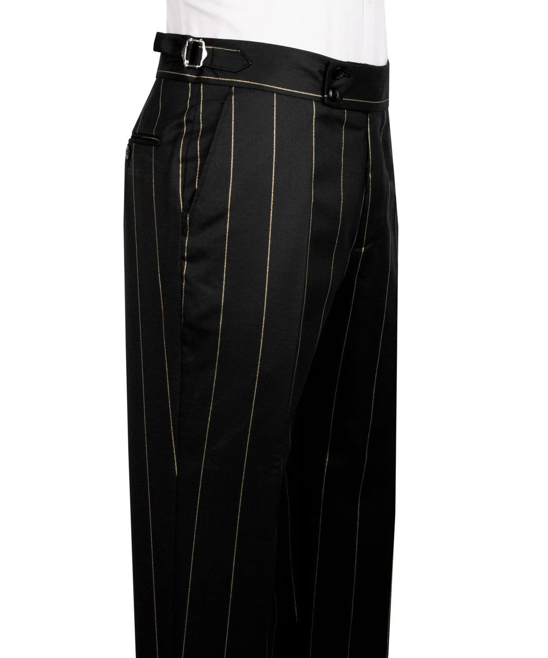 Pinstripe Double Breasted Suit