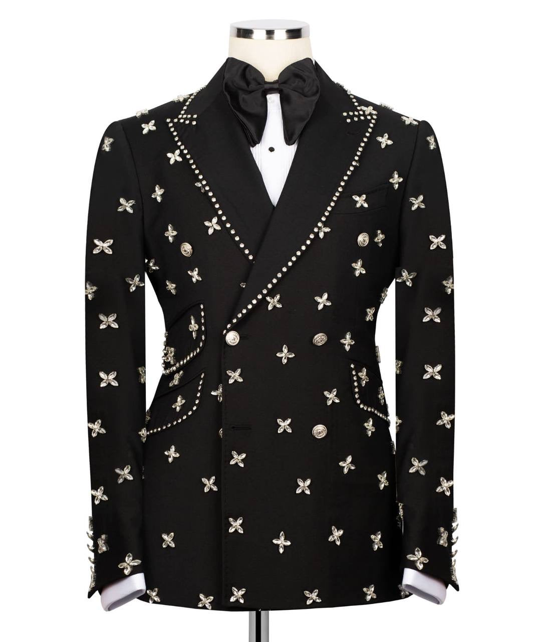 Exclusive Double Breasted Black Tuxedo