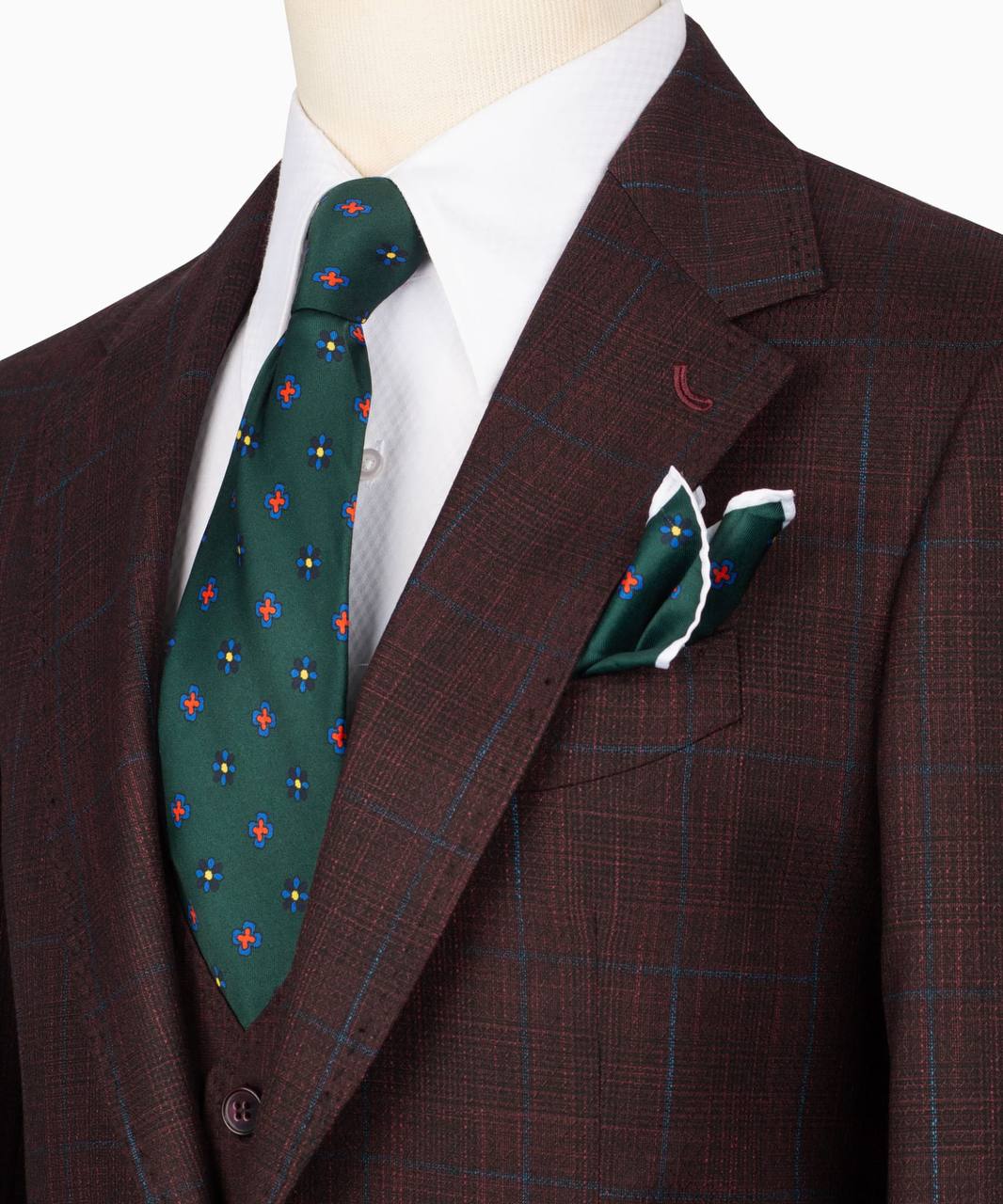 Plaid Three Piece Suit