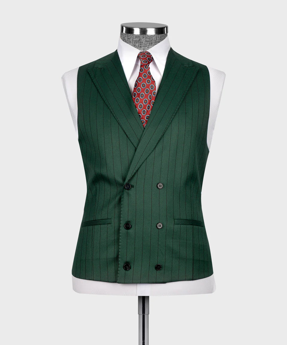 Striped Three Piece Suit