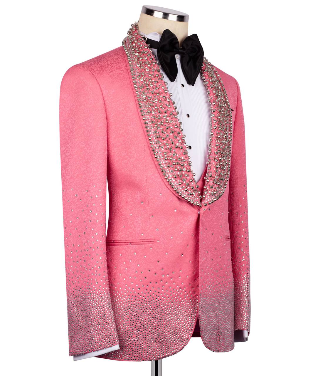 Custom Rhinestone Embellished Tuxedo