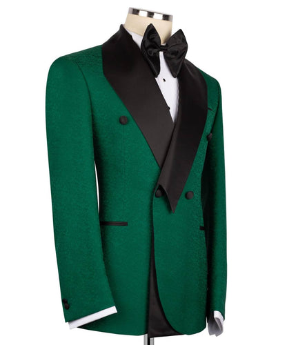 Two Piece Tuxedo with Custom Collar Design
