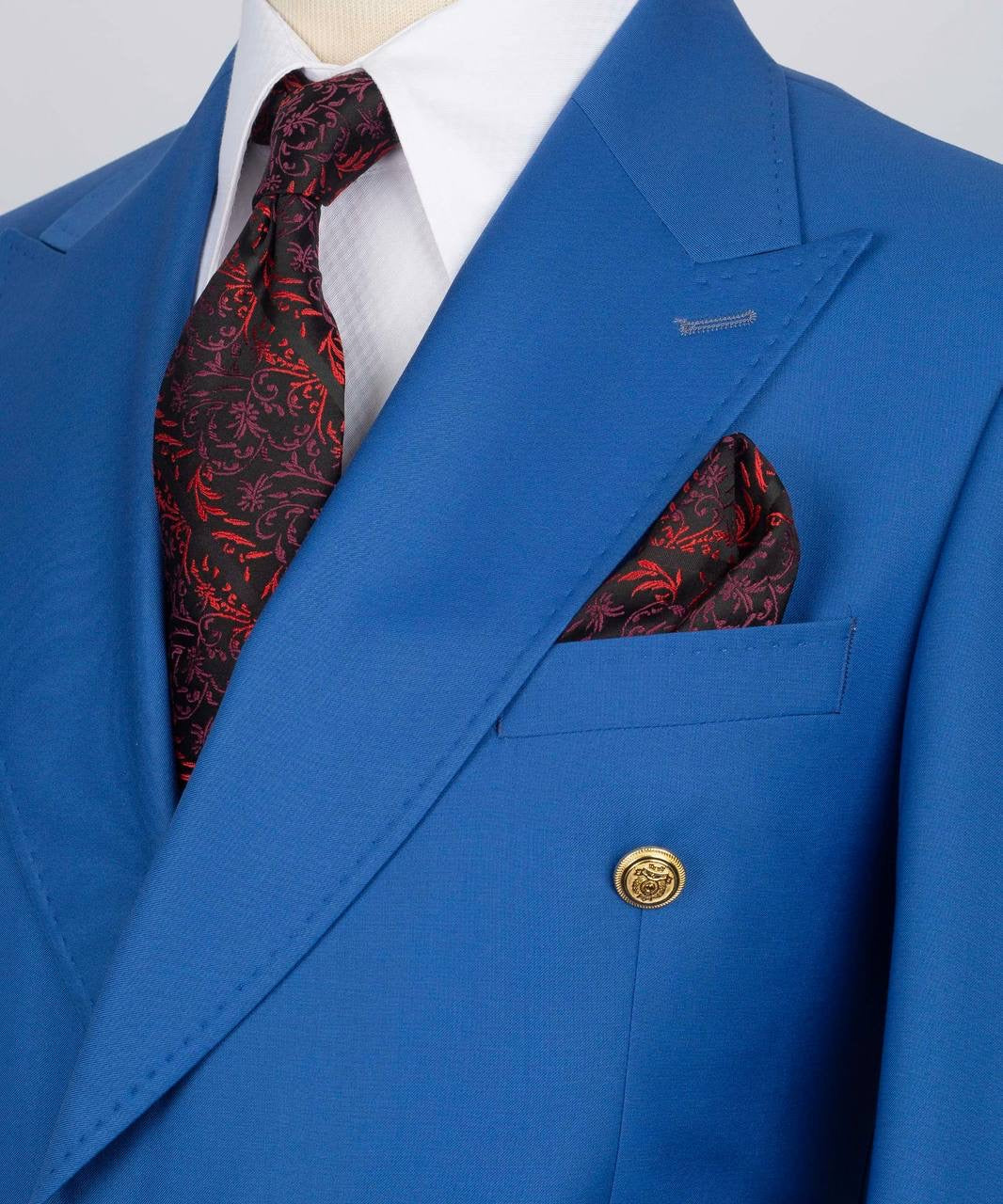 Double Breasted With Gold Button