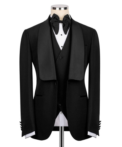 Custom Collar Black Tuxedo