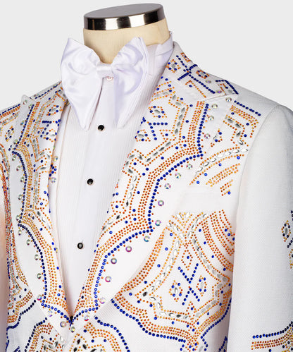 Exclusive Stone Design White Tuxedo