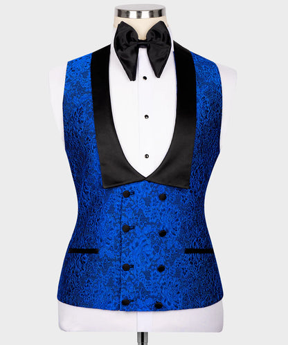 Patterned Blue Tuxedo