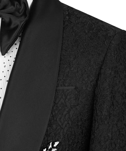 Exclusive Tuxedo With Crystal Embellished