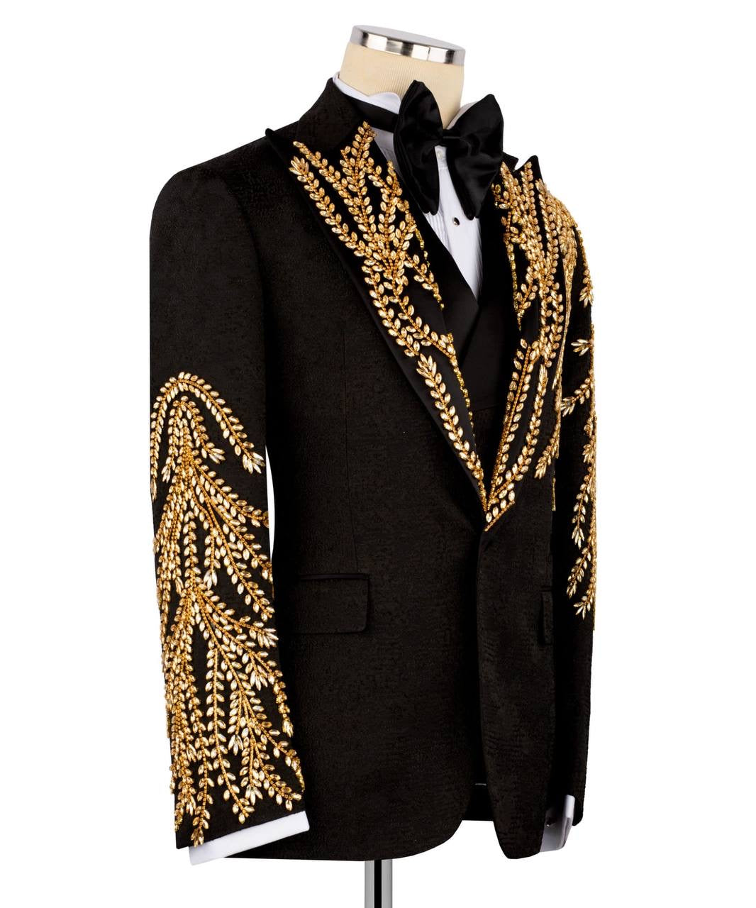 Premium Crystal Embellished Tuxedo
