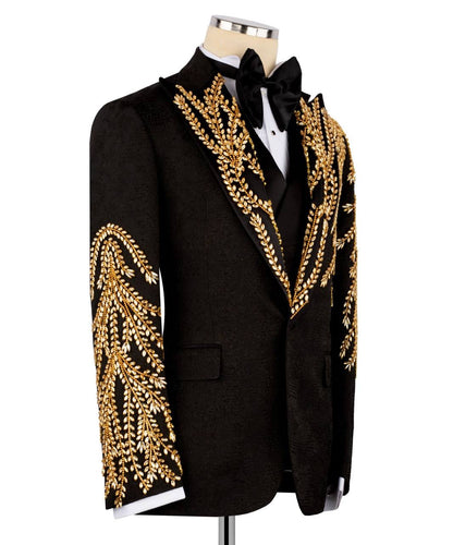 Premium Crystal Embellished Tuxedo