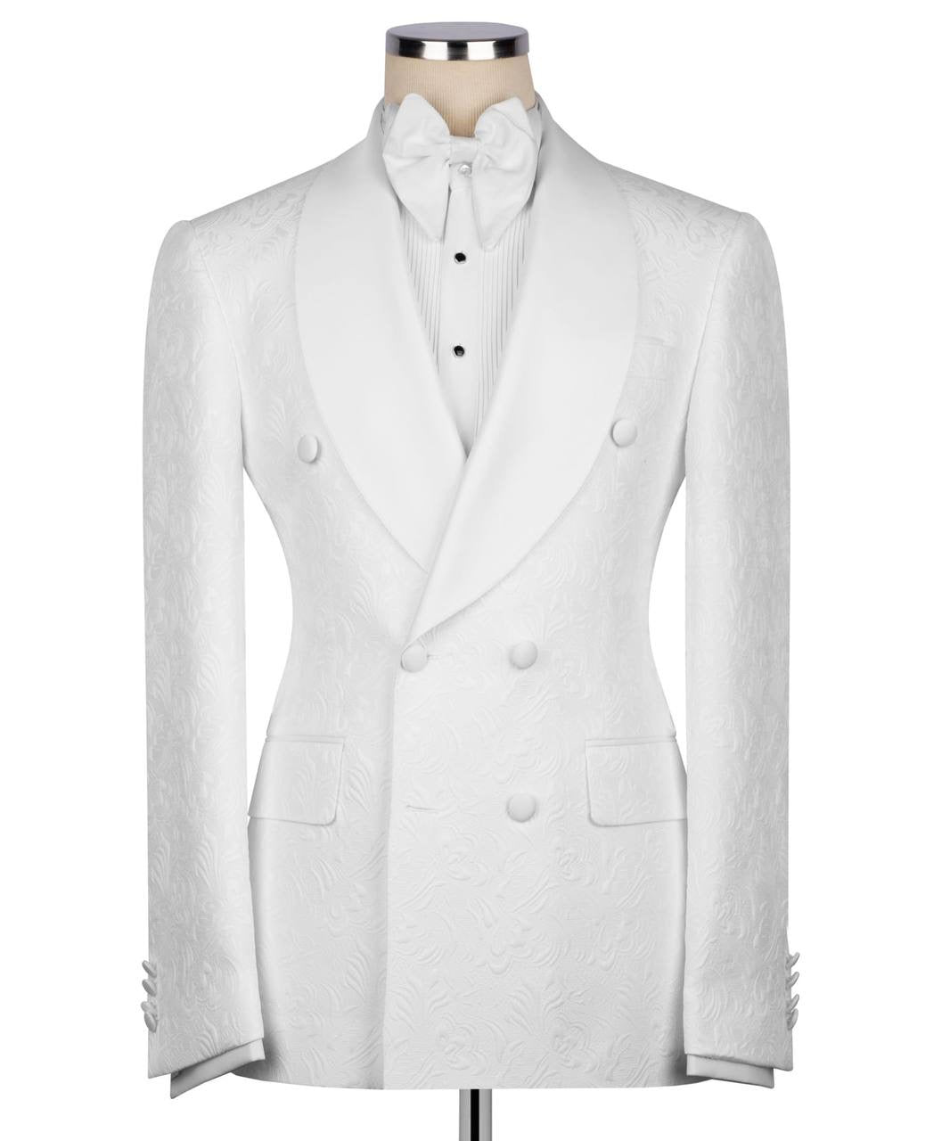 White Paisley Shawl Tuxedo