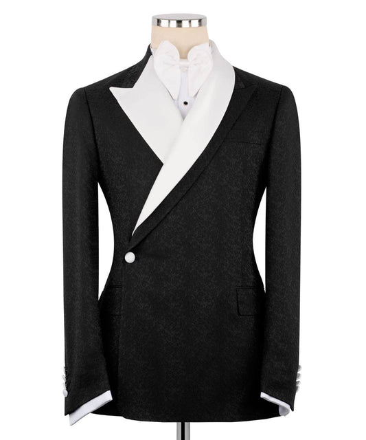 Double Breasted Black Tuxedo