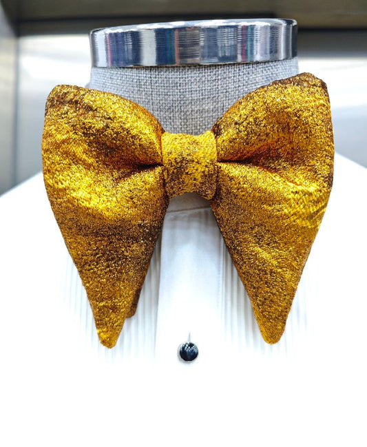 Butterfly Gold Bow Tie