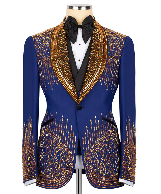 Exclusive Stone Embroidered Tuxedo