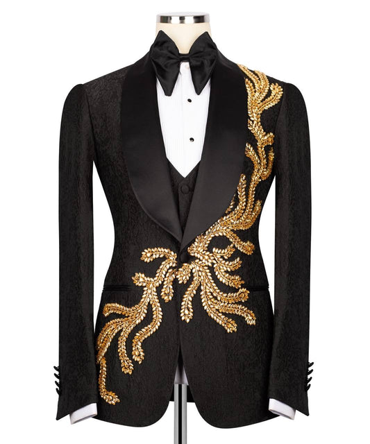 Crystal Embellished Tuxedo