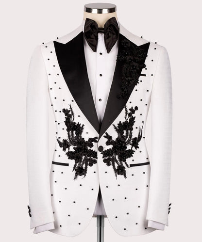 Exclusive Jewelry Ornament White Tuxedo