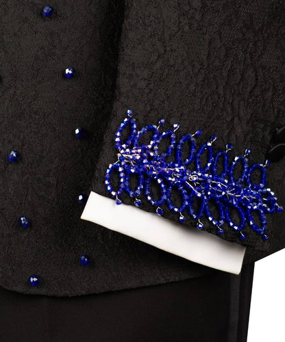 Exclusive Tuxedo With Stone Embellished