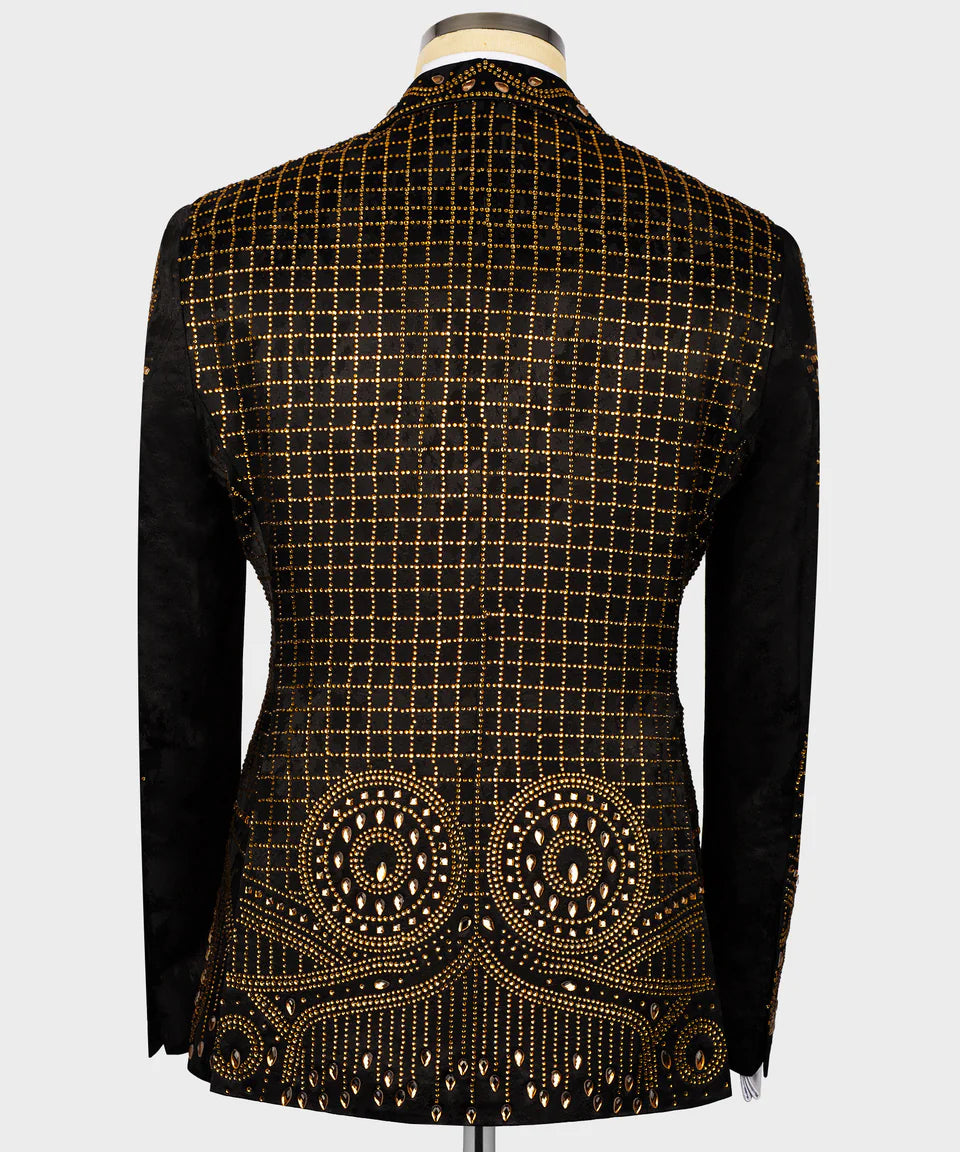 Stone Embroidered Special Design Tuxedo