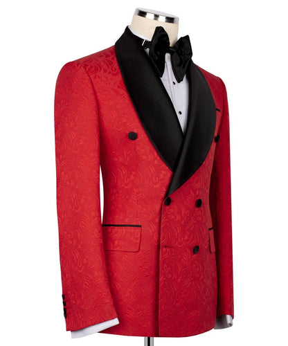 Red Paisley Shawl Tuxedo