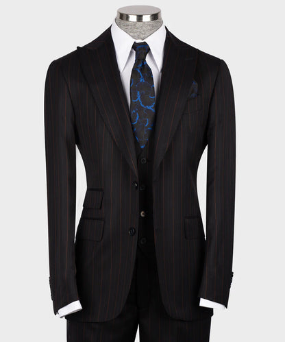 Classic Striped Three Piece Suit
