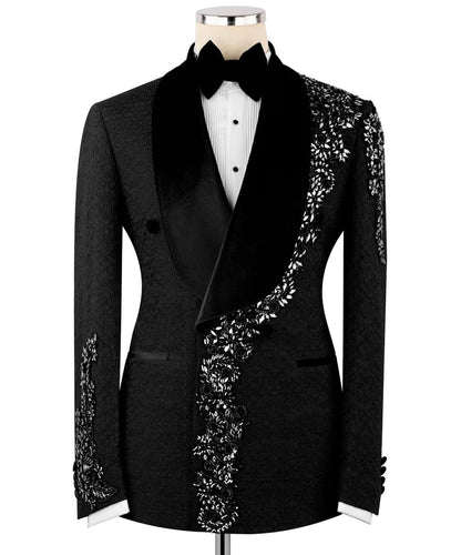 Stone Embellished Tuxedo