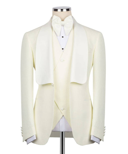 Custom Collar Cream Tuxedo