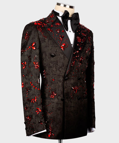 Exclusive Stone Ornament Tuxedo
