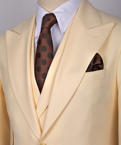 Business Golden Button Suit