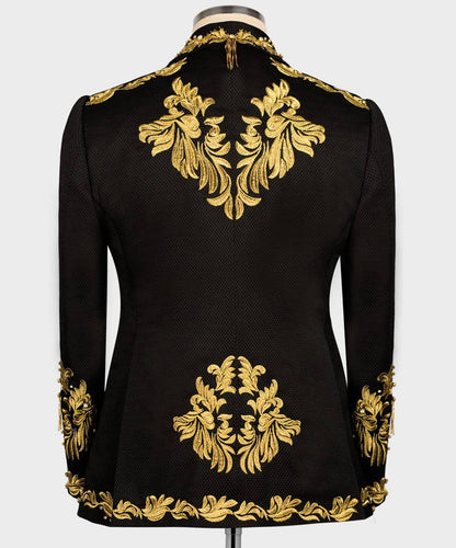 Exclusive Pattern Embroidered Tuxedo