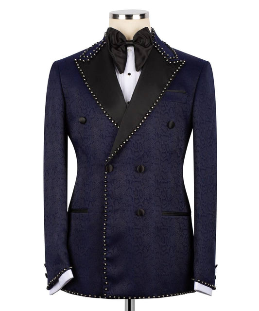 Rhinestone Embellished Mens Tuxedo