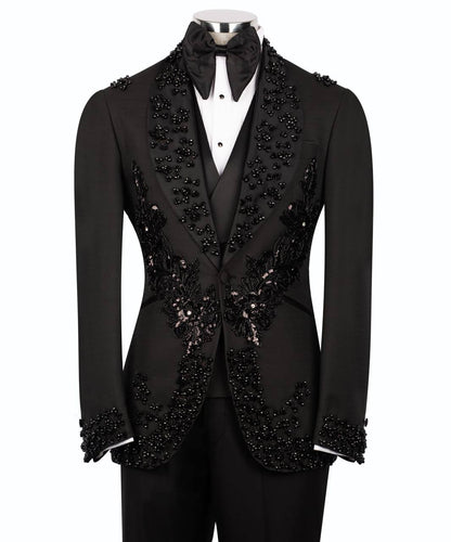Exclusive Tuxedo With Custom Decoration