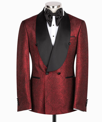 Shawl Lapel Red Tuxedo