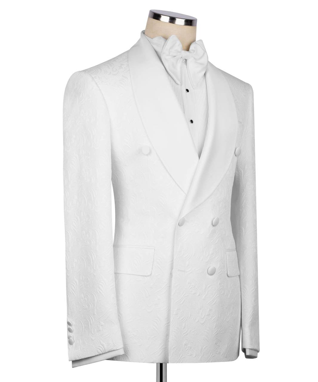 White Paisley Shawl Tuxedo