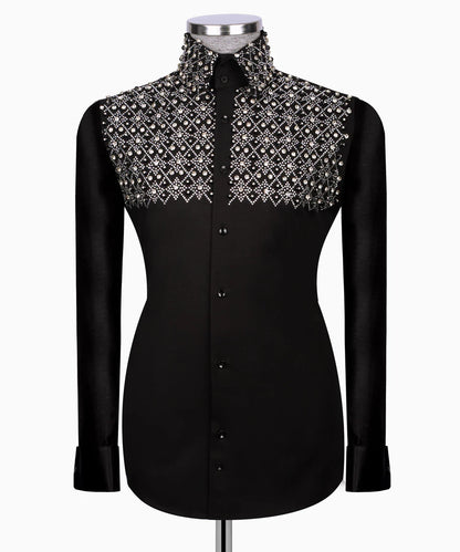 Crystal Embellished Shirt