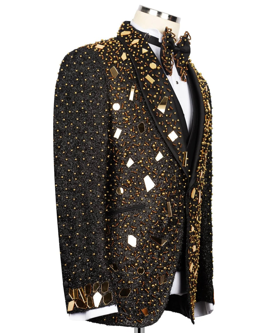 Exclusive Tuxedo With Custom Decoration