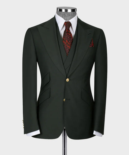 Classic Dark Green Suit