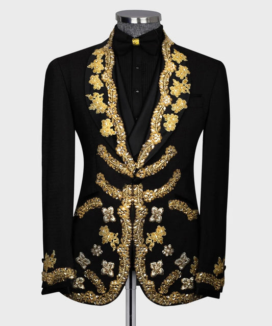Custom Stone Embellished Tuxedo